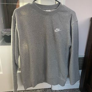 Grey Nike crew neck